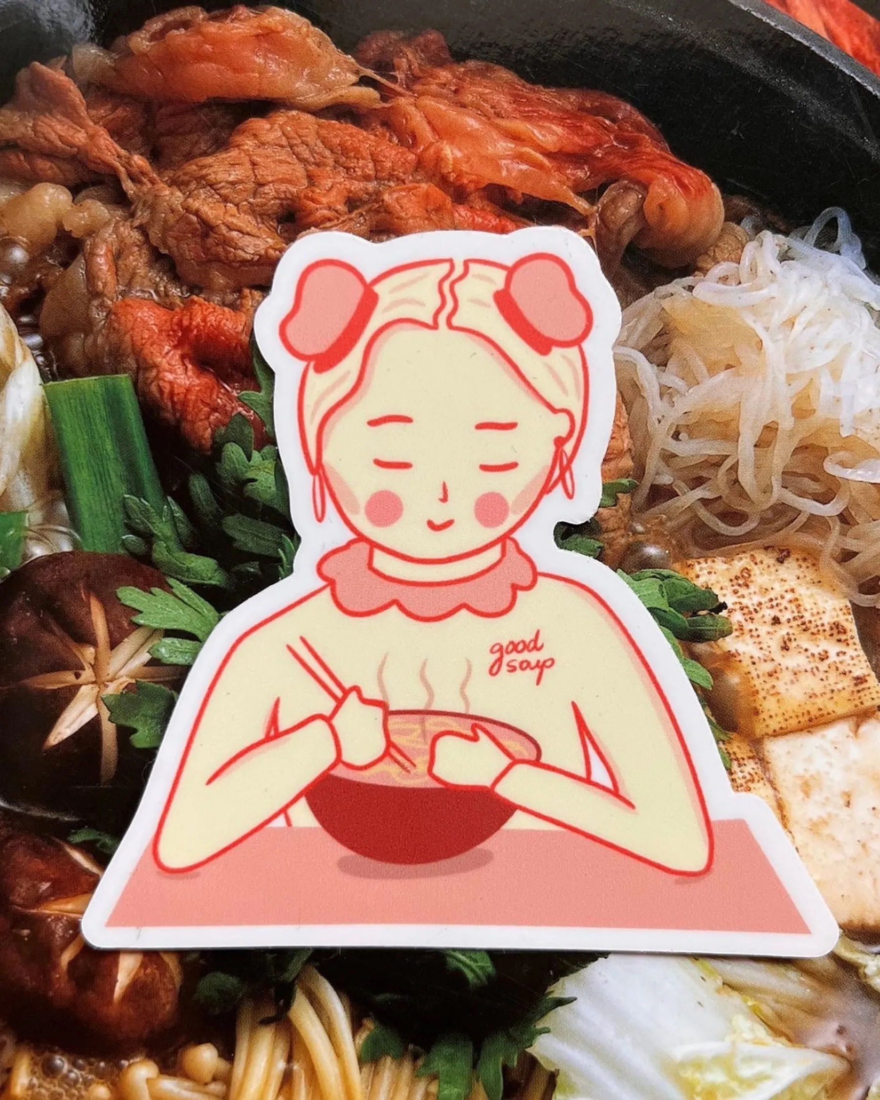 Soup Sticker